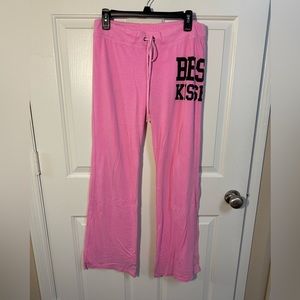 PINK pajama pants size medium